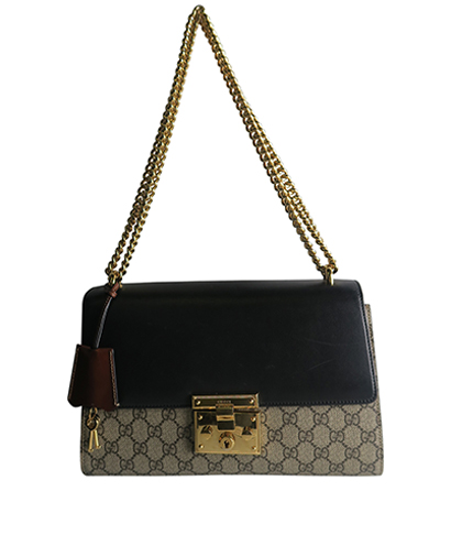 Padlock Medium GG Shoulder Bag, front view